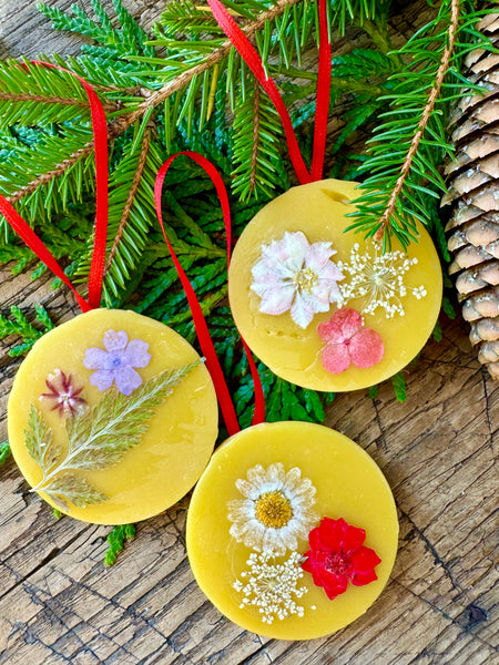 Beeswax Christmas Ornament Class