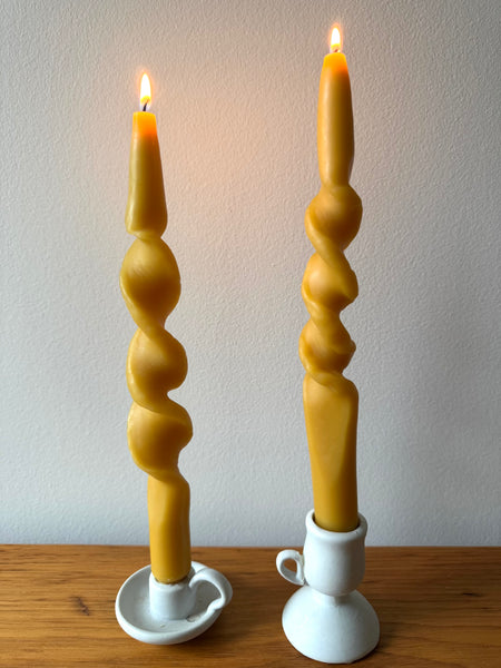 Beeswax Dipped Tapers