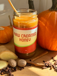 Pumpkin Spice Creamed Honey 🎃