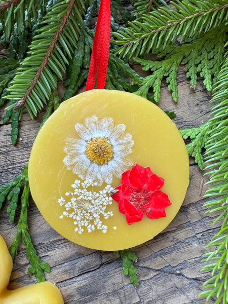 Beeswax Christmas Ornament Class