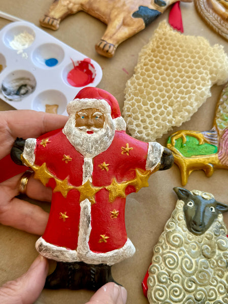Painted Beeswax Ornament Class