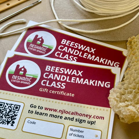 Candlemaking Class Gift Certificate